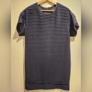 J.Crew Navy Pleated Short Sleeve Dress/ US 4